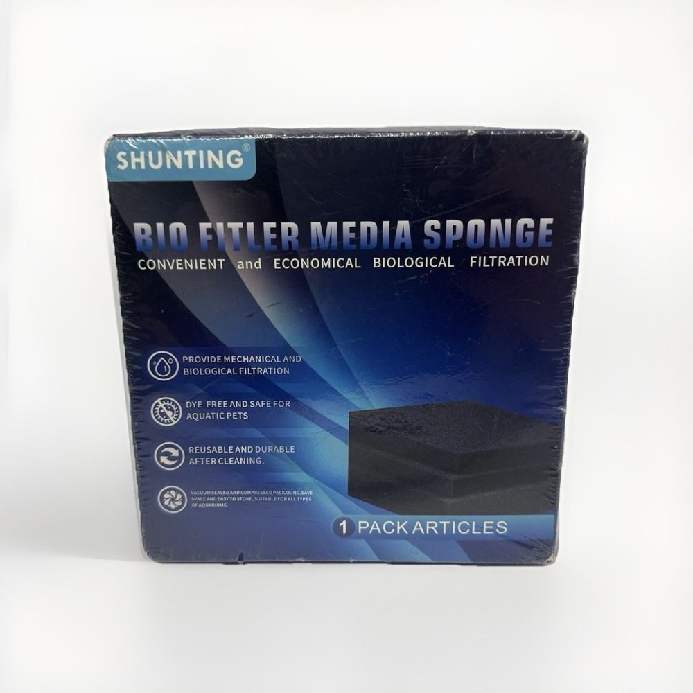 Shunting Bio Filter Media Sponge For Biological Filtration 2 Pack New SEALED